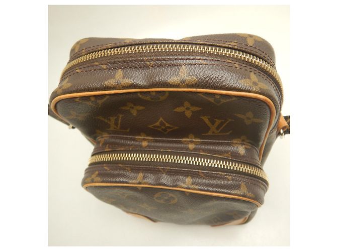 Borsa a tracolla Louis Vuitton Monogram Amazon Marrone - vista 7