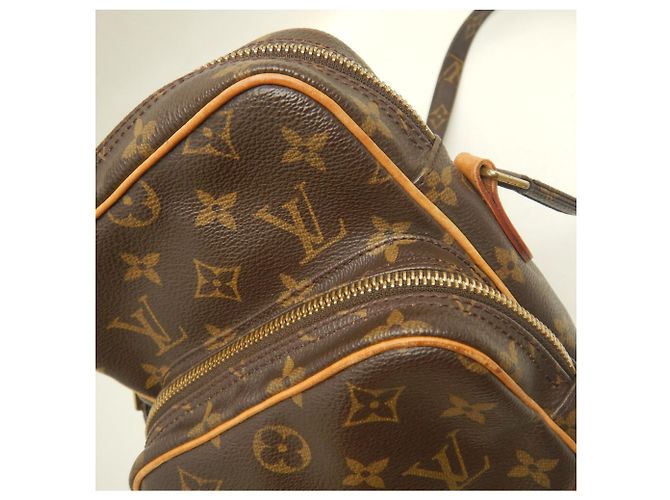 Borsa a tracolla Louis Vuitton Monogram Amazon Marrone - vista 9