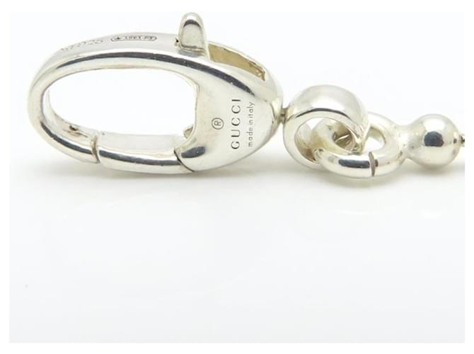 Collana GUCCI Interlocking G Heart Argento - vista 5
