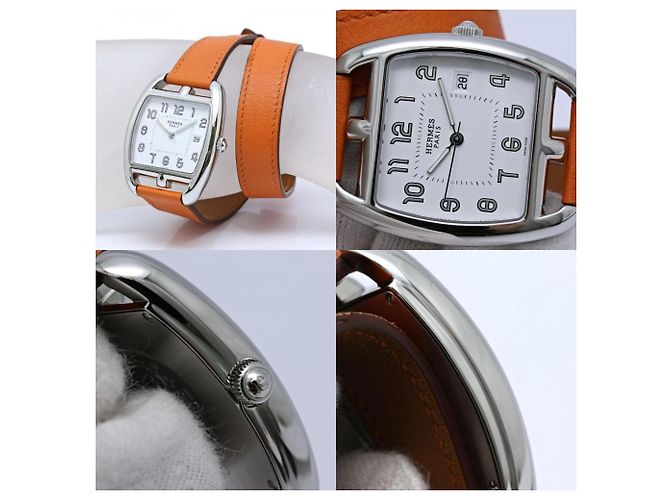 Hermès Orologio da uomo Hermes Cape Cod Tonneau Double Tour - vista 7