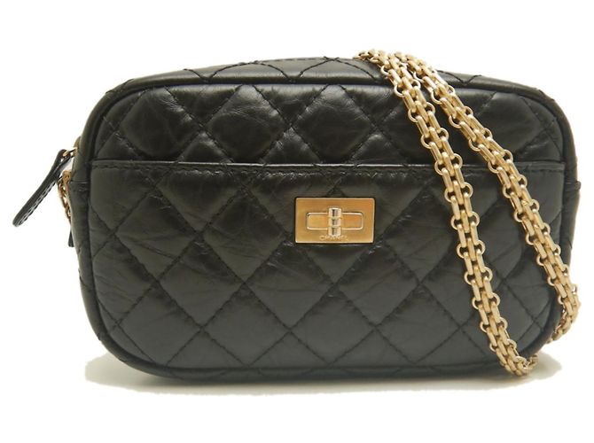Chanel 2.55 Schultertasche Schwarz - Ansicht 2