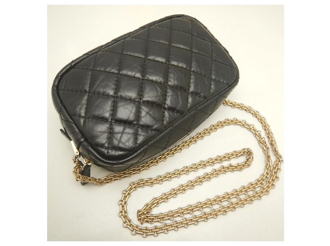 Chanel 2.55 Schultertasche Schwarz - Ansicht 3