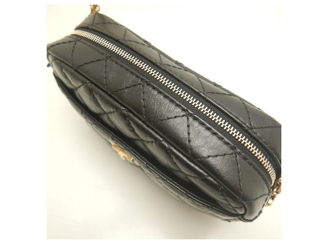 Chanel 2.55 Schultertasche Schwarz - Ansicht 7