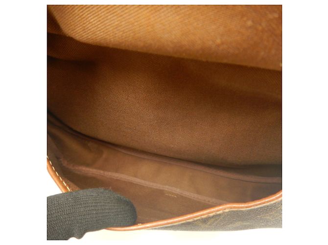 Borsa a tracolla Louis Vuitton Monogram Saumur MM Marrone - vista 20