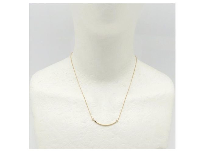Collana Tiffany & Co. T Smile D'oro - vista 3