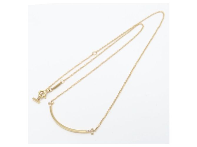 Collana Tiffany & Co. T Smile D'oro - vista 4