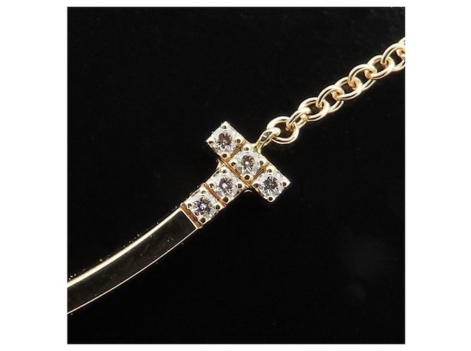 Collana Tiffany & Co. T Smile D'oro - vista 6