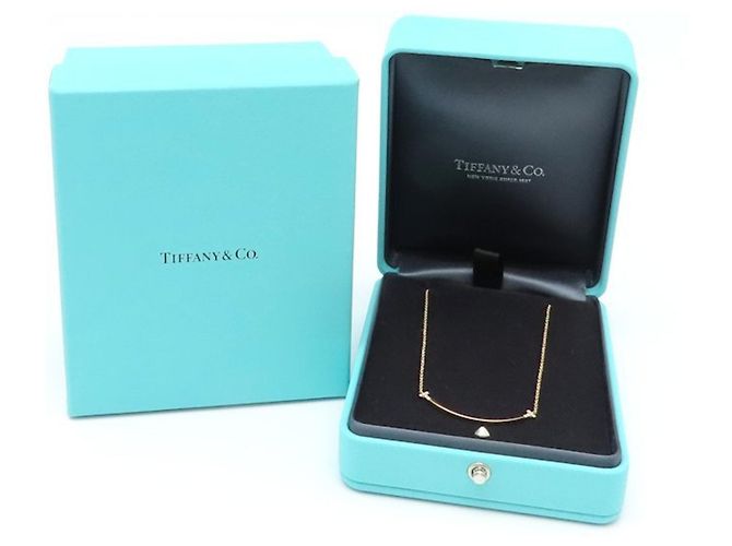 Collana Tiffany & Co. T Smile D'oro - vista 9