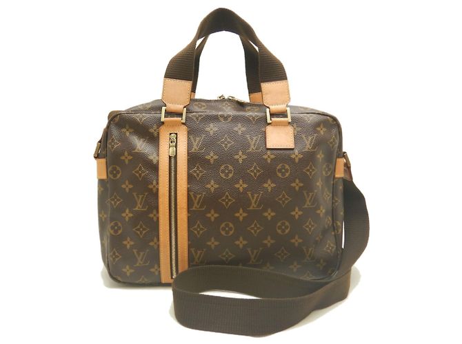 Louis Vuitton Monogram Sac Bosphore Briefcase Marrone - vista 2