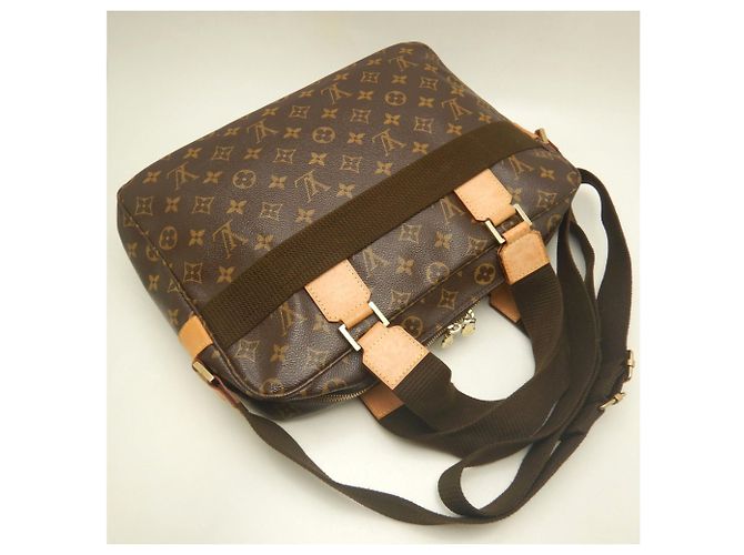 Louis Vuitton Monogram Sac Bosphore Briefcase Marrone - vista 3