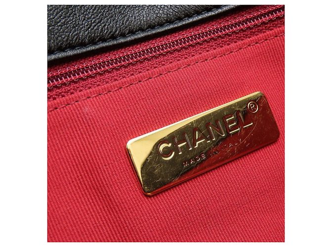 Borsa a tracolla Chanel 19 Nero - vista 7