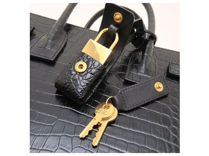 Yves Saint Laurent Sac de Jour Baby Handbag Nero - vista 32