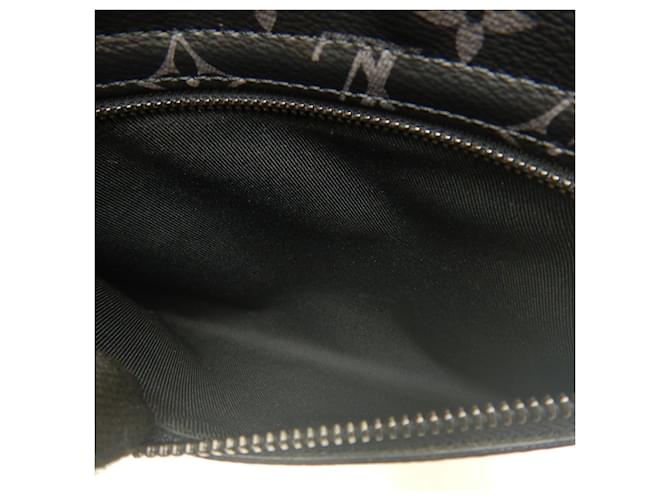 Borsa a tracolla Louis Vuitton Monogram Eclipse District PM Nero - vista 20