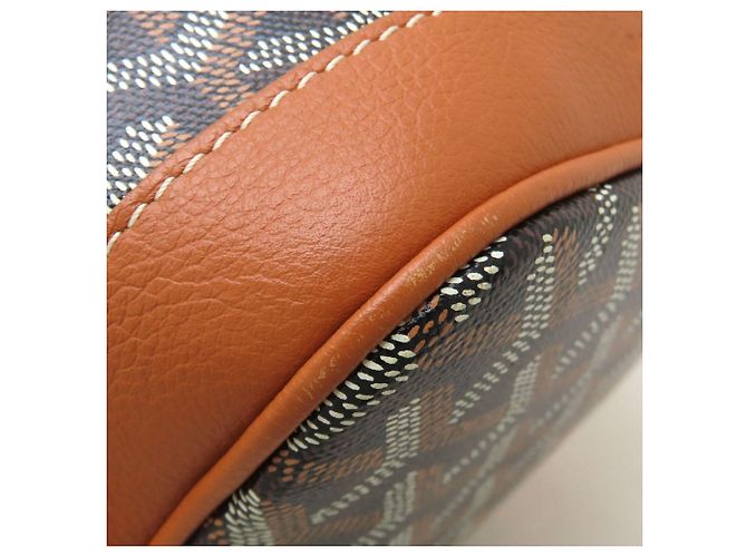 Goyard Petit Flo Schultertasche Braun Schwarz - Ansicht 10