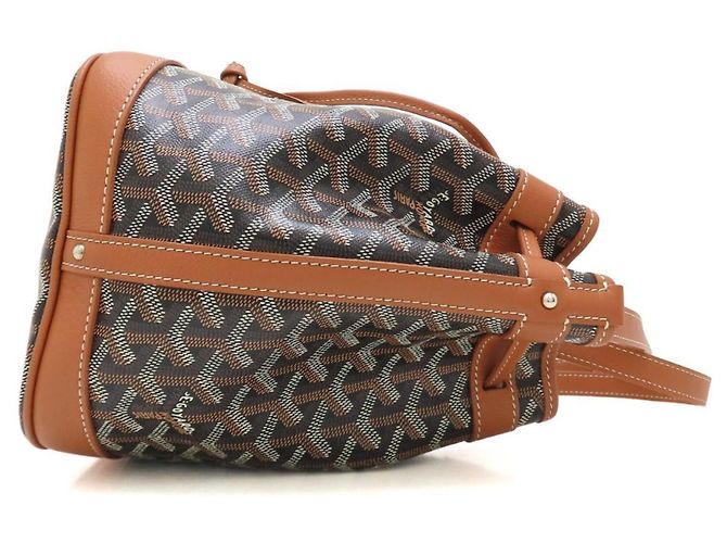 Goyard Petit Flo Schultertasche Braun Schwarz - Ansicht 3