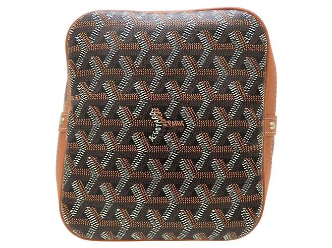 Goyard Petit Flo Schultertasche Braun Schwarz - Ansicht 4
