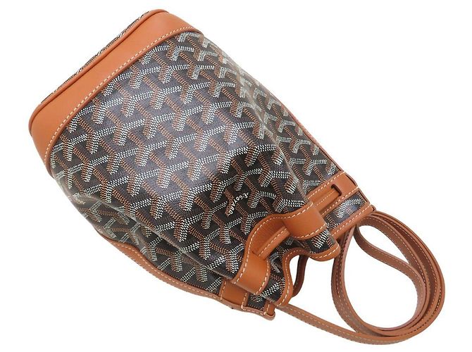 Goyard Petit Flo Schultertasche Braun Schwarz - Ansicht 5