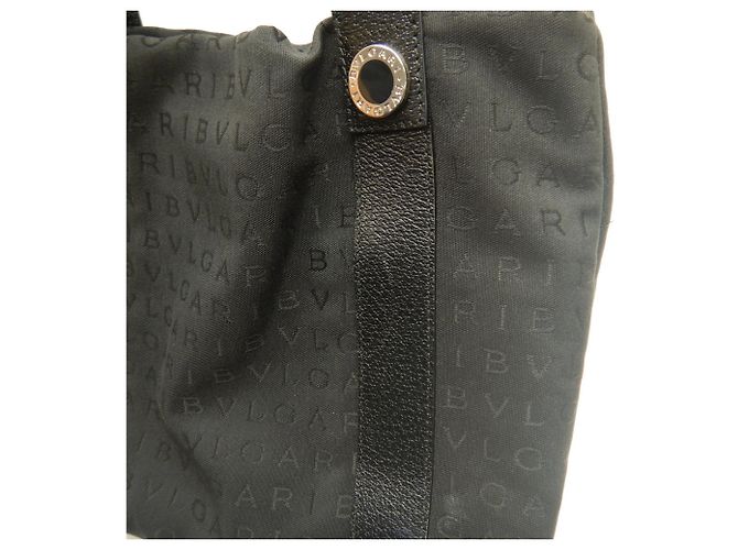 Bulgari Borsa Tote Bvlgari Logo Mania Nero Grigio antracite - vista 10