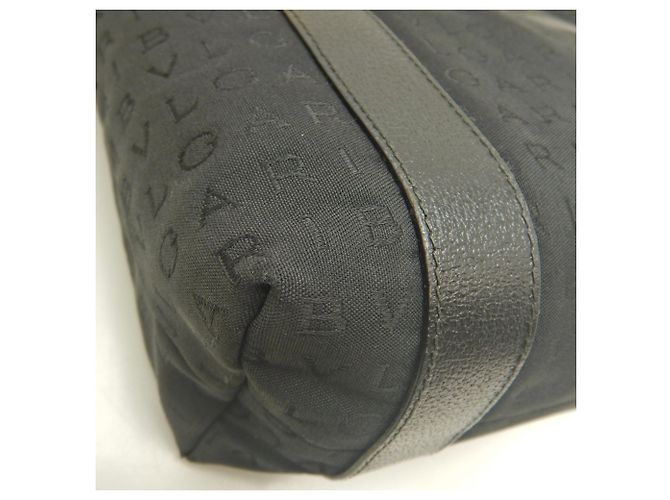 Bulgari Borsa Tote Bvlgari Logo Mania Nero Grigio antracite - vista 14