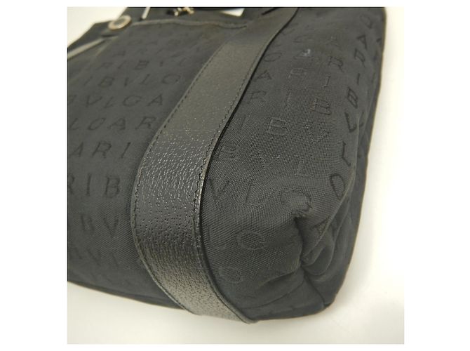 Bulgari Borsa Tote Bvlgari Logo Mania Nero Grigio antracite - vista 15