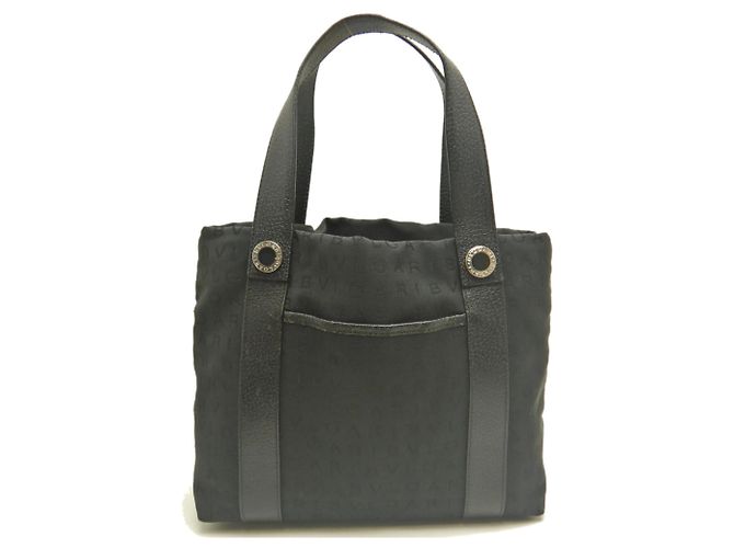 Bulgari Borsa Tote Bvlgari Logo Mania Nero Grigio antracite - vista 2