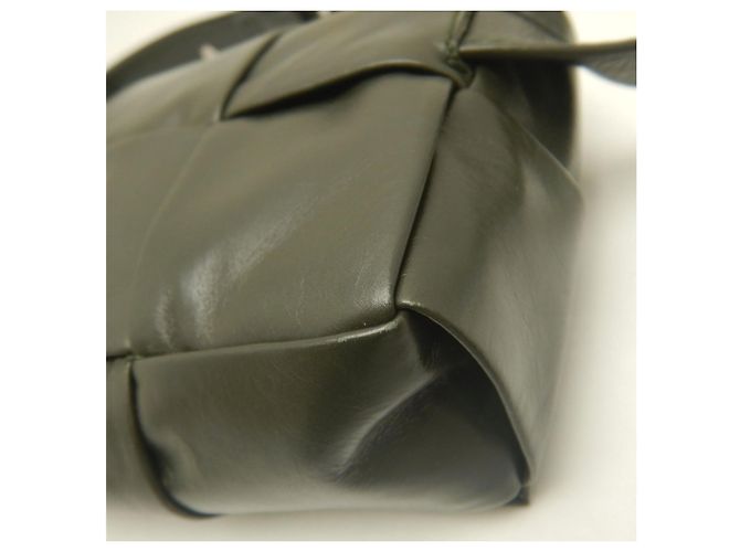 Borsone da vita Bottega Veneta Cassette Maxi Intrecciato Cachi - vista 11