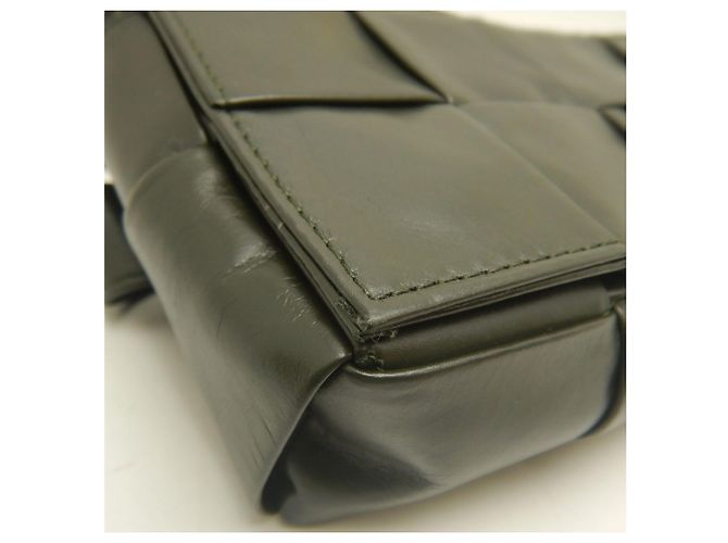 Borsone da vita Bottega Veneta Cassette Maxi Intrecciato Cachi - vista 12