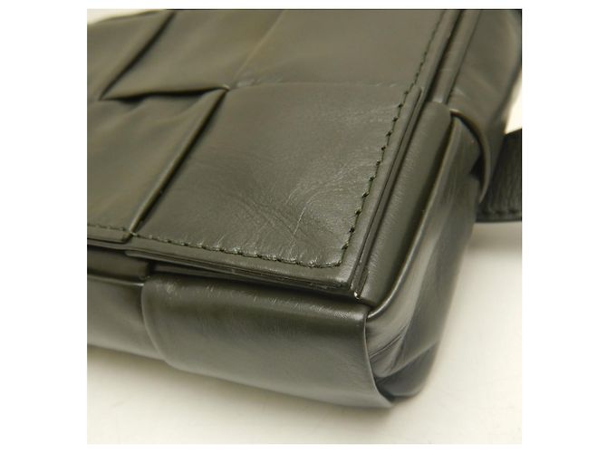 Borsone da vita Bottega Veneta Cassette Maxi Intrecciato Cachi - vista 13