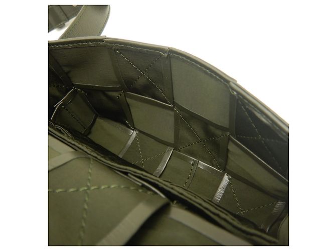 Borsone da vita Bottega Veneta Cassette Maxi Intrecciato Cachi - vista 15