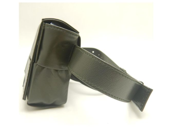 Borsone da vita Bottega Veneta Cassette Maxi Intrecciato Cachi - vista 4