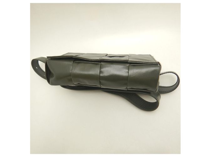 Borsone da vita Bottega Veneta Cassette Maxi Intrecciato Cachi - vista 8