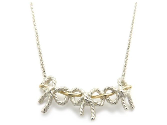 Collana Triple Ribbon Tiffany & Co. Argento D'oro - vista 2