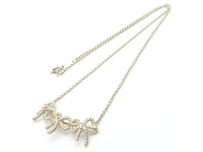 Collana Triple Ribbon Tiffany & Co. Argento D'oro - vista 3