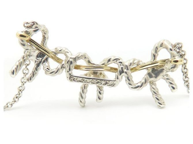 Collana Triple Ribbon Tiffany & Co. Argento D'oro - vista 4