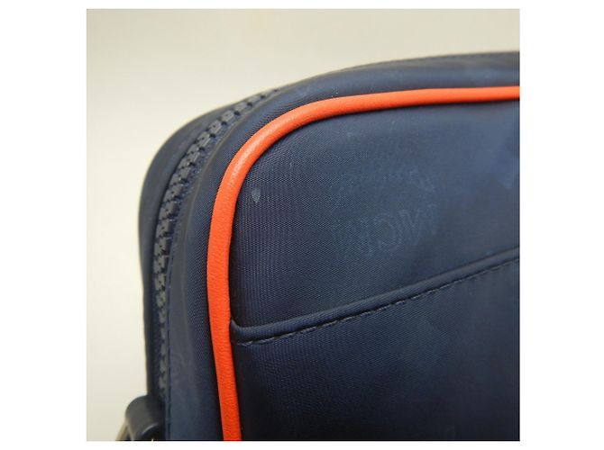 Borsa Crossbody MCM Visetos Blu navy - vista 10