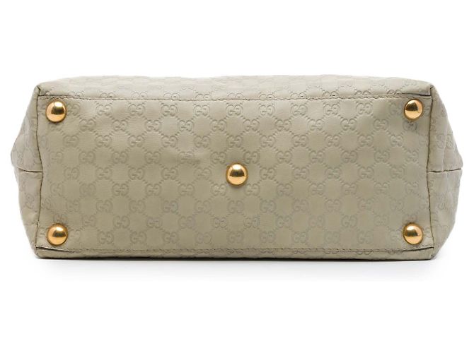 Tote Gucci White Guccissima Babouska Bianco Crudo - vista 3