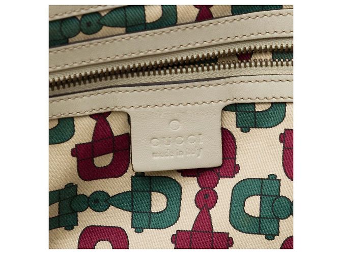 Tote Gucci White Guccissima Babouska Bianco Crudo - vista 5