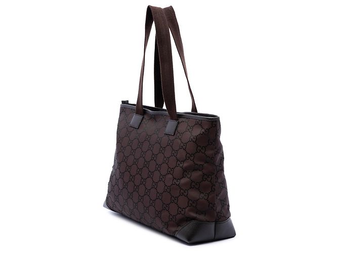 Gucci GG Nylon Tote braun Dunkelbraun - Ansicht 2