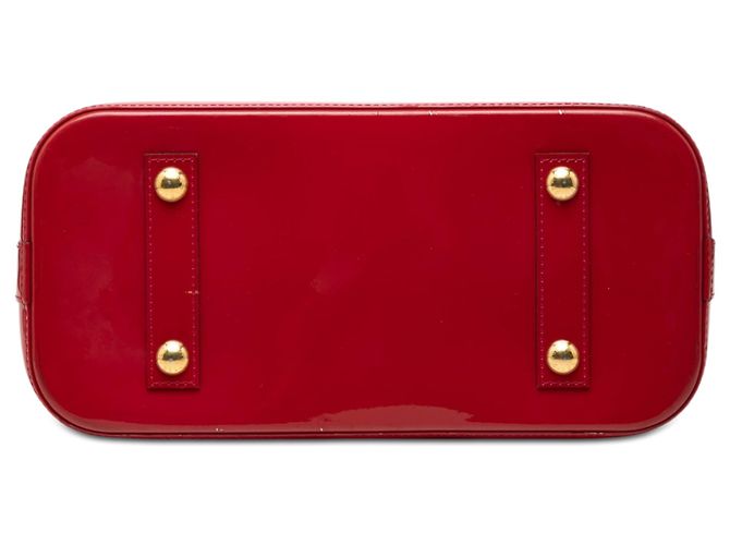 Louis Vuitton Red Monogram Vernis Alma PM Rosso - vista 3