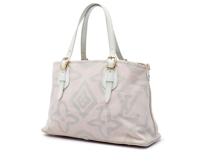 Louis Vuitton Pink Monogram Tahitienne Cabas PM Rose - vue 2