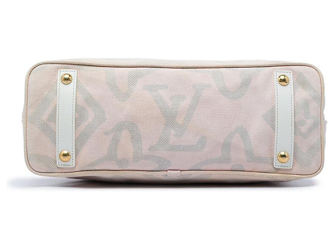 Louis Vuitton Pink Monogram Tahitienne Cabas PM Rose - vue 3