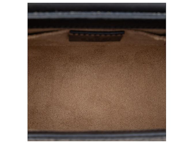 Gucci Beige Small GG Supreme Padlock Crossbody - vista 4