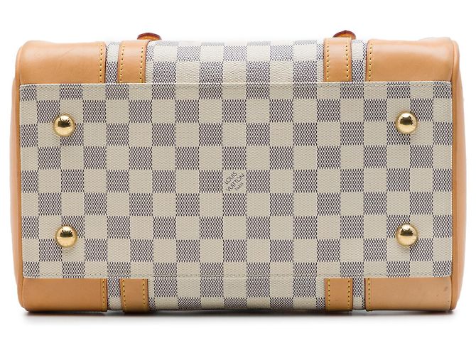 Louis Vuitton White Damier Azur Berkeley Bianco - vista 3