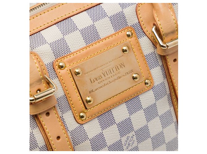 Louis Vuitton White Damier Azur Berkeley Bianco - vista 5