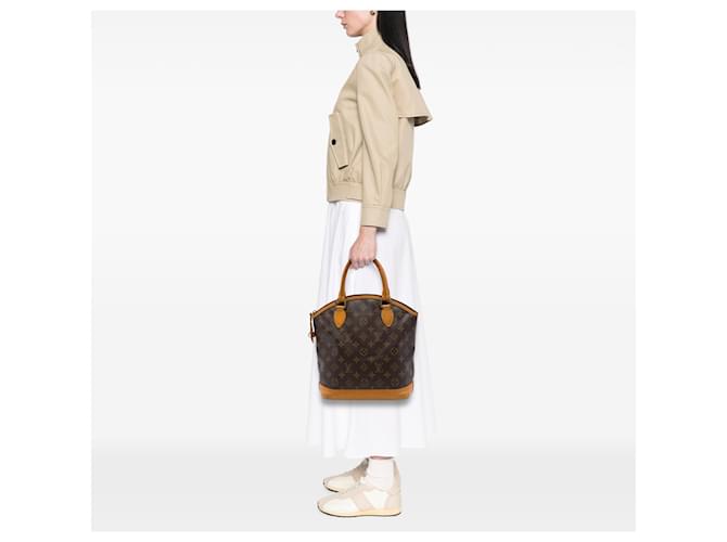Louis Vuitton Brown Monogram Lockit PM Marrone - vista 6