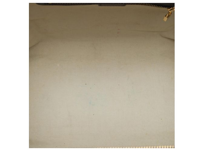 Louis Vuitton Gray Monogram Mini Lin Josephine GM Marrone Grigio - vista 4