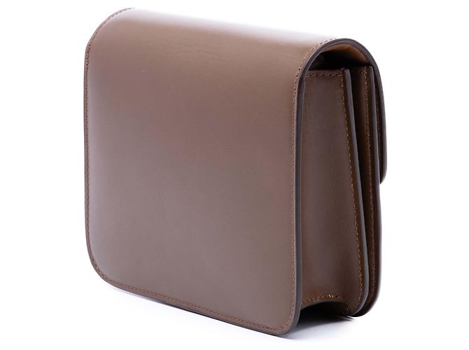 Céline Celine Brown Teen Calfskin Classic Box Marrone - vista 2