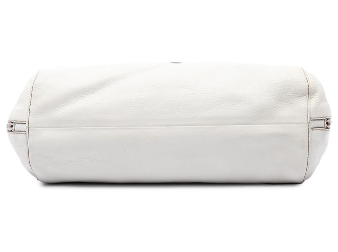 Tote Gucci Icon Bit Zip em pele de bezerro branca Branco - vista 3