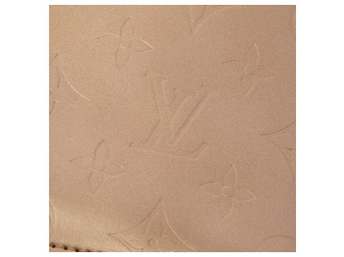 Louis Vuitton Gold Monogram Mat Stockton D'oro - vista 5