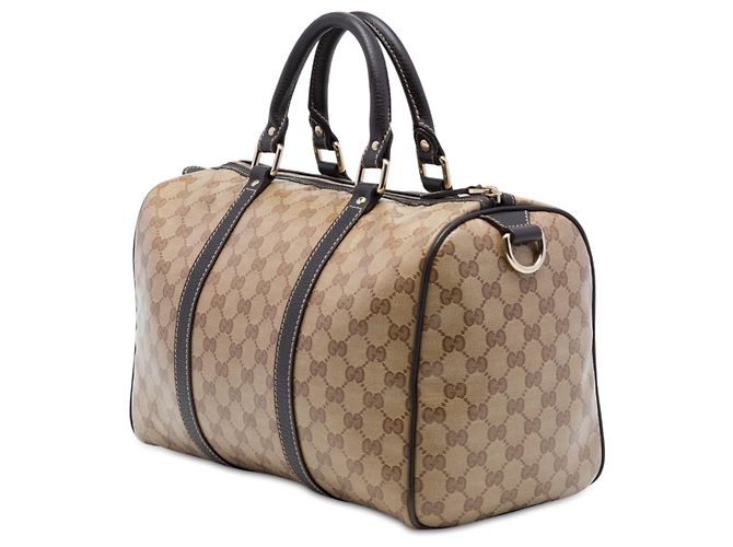 Borsa Boston Gucci Beige Medium GG Crystal Joy - vista 2